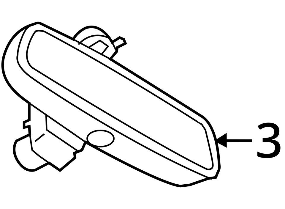 ESPELHO RETROVISOR INTERIOR 640I 650i 740i 740il Alpina B7 M5 M6 X3 10-12 1279428 - Imagem 4 de 4