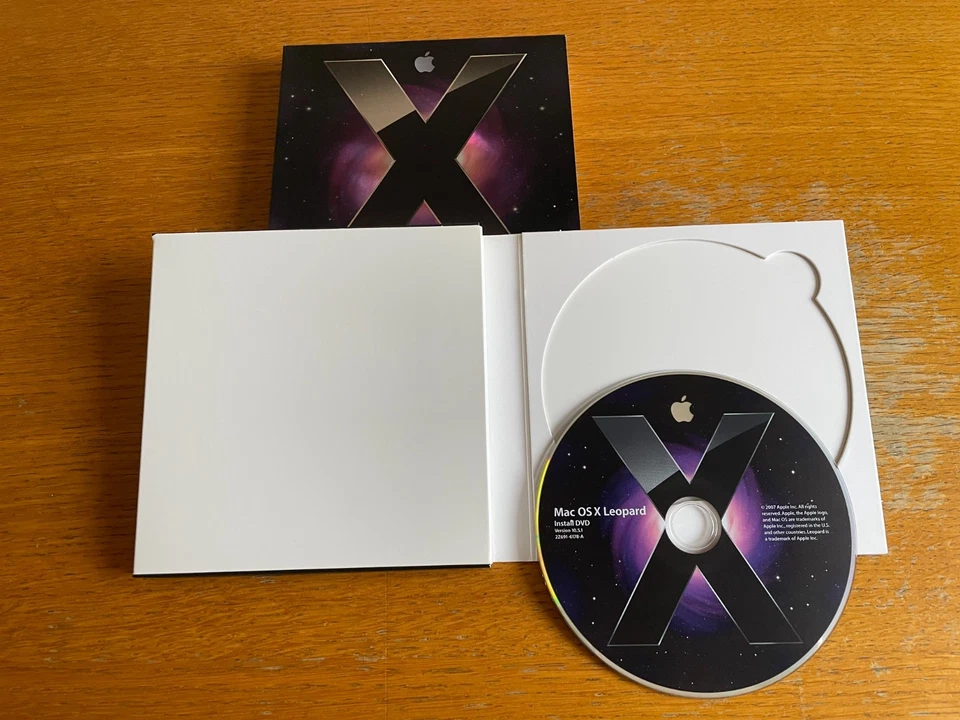 Apple Mac OS X 10.5.1 Installations DVD, inkl. Anleitung, MB428D/A - neuwertig! - Bild 3 von 4