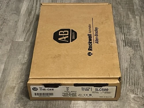 GENUINE Surplus OPEN Allen Bradley 1746-OA16 /D SLC 500 16-PT Output Module