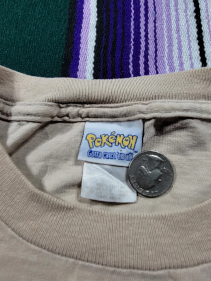 复古 Pokemon 1999 任天堂 T 恤尺寸 Youth XL — 第 4/4 张图片