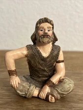 Wise Man Nativity Sitting Down Statue 3” Inch Figurine WMG 07 Resin Painted