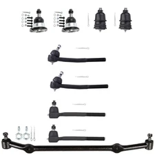 9pcs Front Tie Rod Ends Center Link Ball Joints For Chevy Caprice Impala LeSabre