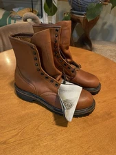 RED WING 899 IRISH SETTER LACE UP LEATHER WORK BOOT VIBRAM SOLE 6.5 New 2005