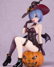 No Box Anime Rem Hallowee Beautiful Girl Ver. PVC 1/6 Scale Figure Statue 16cm