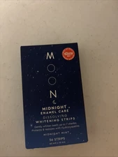 TEETH WHITENING STRIPS Dissolving Whiten Sensitive Midnight Mint 56ct MOON New