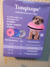 NIOB Tonqixope Inflatable Protective Dog or Cat Collar, Pink, Medium