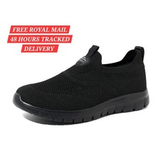 MENS WOMENS ULTRA LIGHTWEIGHT SLIP ON WALK RUNNING CASUAL SPORTS TRAINNER