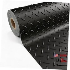 6x20 FT Garage Floor Mat, 2.8mm Thickened PVC Flooring Roll for 10x25 FT Gray