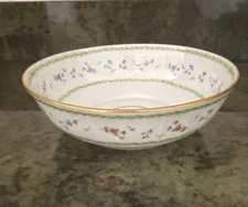 8” SERVING BOWL BERNARDAUD LIMOGES “ARTOIS” VERTE SERVING BOWL