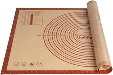 Backmatte Silikon Groß 90x60 cm Teigmatte Ausrollmatte