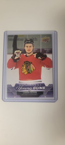 Upper Deck 2023-24 UD Canvas Young Guns Bedard Blackhawks #C382 RC
