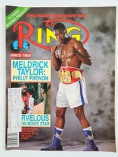Revista The RING enero 1989 - Meldrick Taylor Marvi Hagler