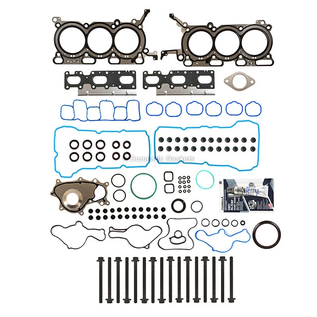 Full Gasket Set Head Bolts Fits 11-13 Ford Edge Lincoln MKT MKZ 3.7L V6 DOHC 24V - Image 3 of 4