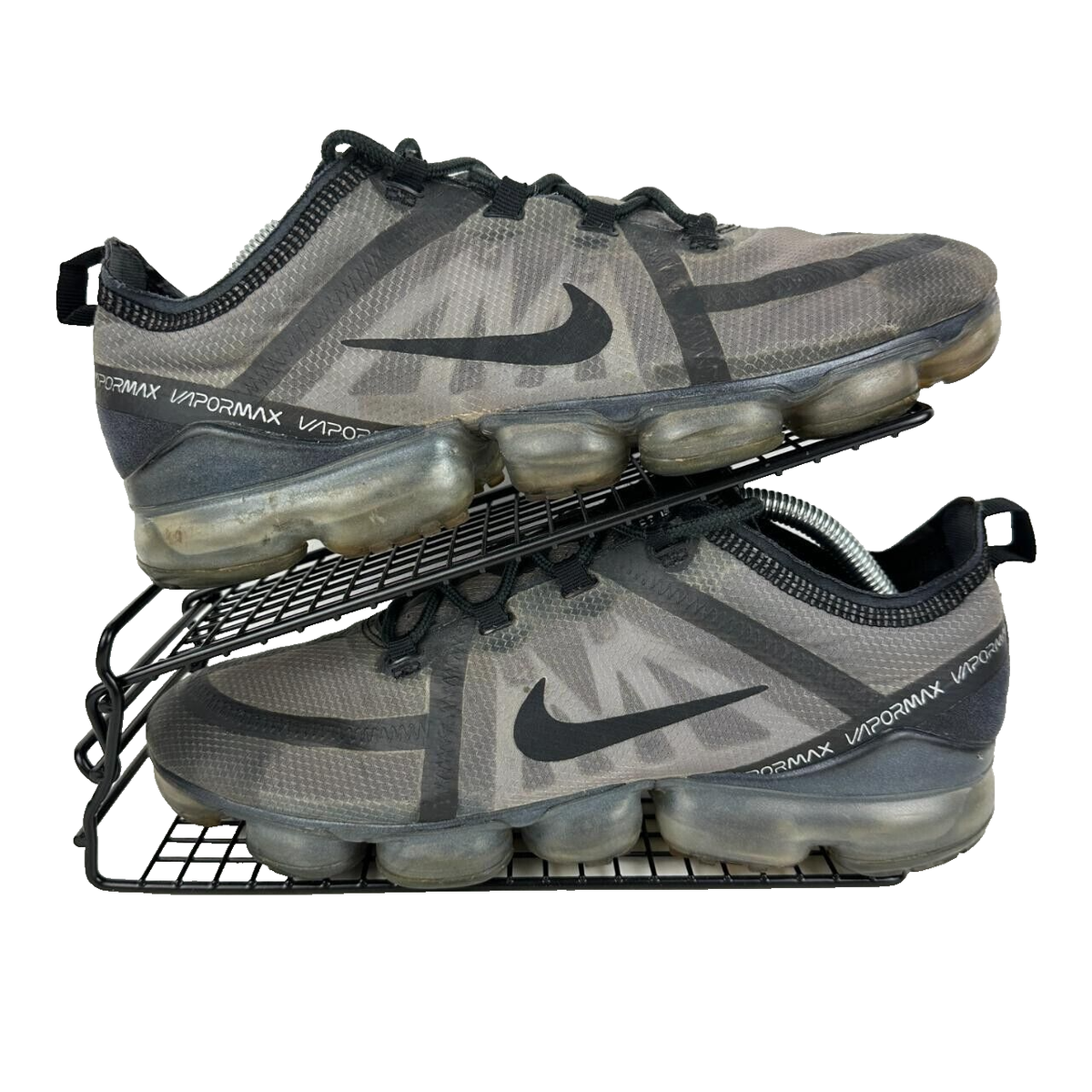 Nike Air Vapormax 2019 Ghost Black Grey Mens Trainers Size UK