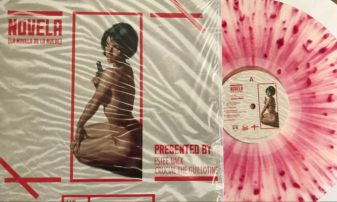 Новая пластинка Estee Nack x Crucial The Guillotine Novela Splatter на виниле x/100