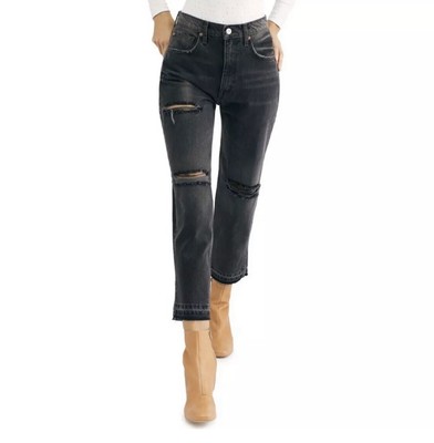 Lita Crop Straight Leg Jeans Size 24 