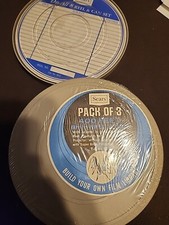 Sears 400 ft. plastic Super 8 / Reg. 8 movie reel / case with adapter. Set Of 4