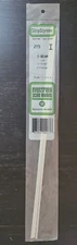 EVERGREEN SCALE MODELS #273, I-BEAM STYRENE, .100" (2.5 mm), 14" LENGTH, 4 PCS