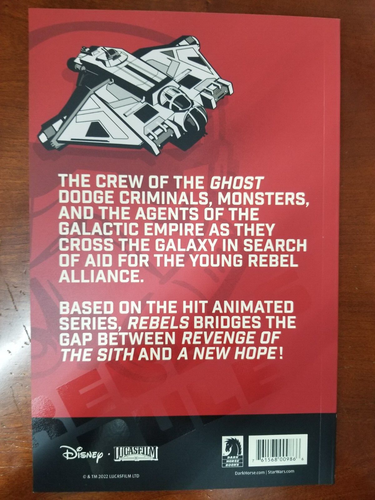 Star Wars Rebels - One Per Store Variant TP (Dark Horse, 2022) - Picture 2 of 2