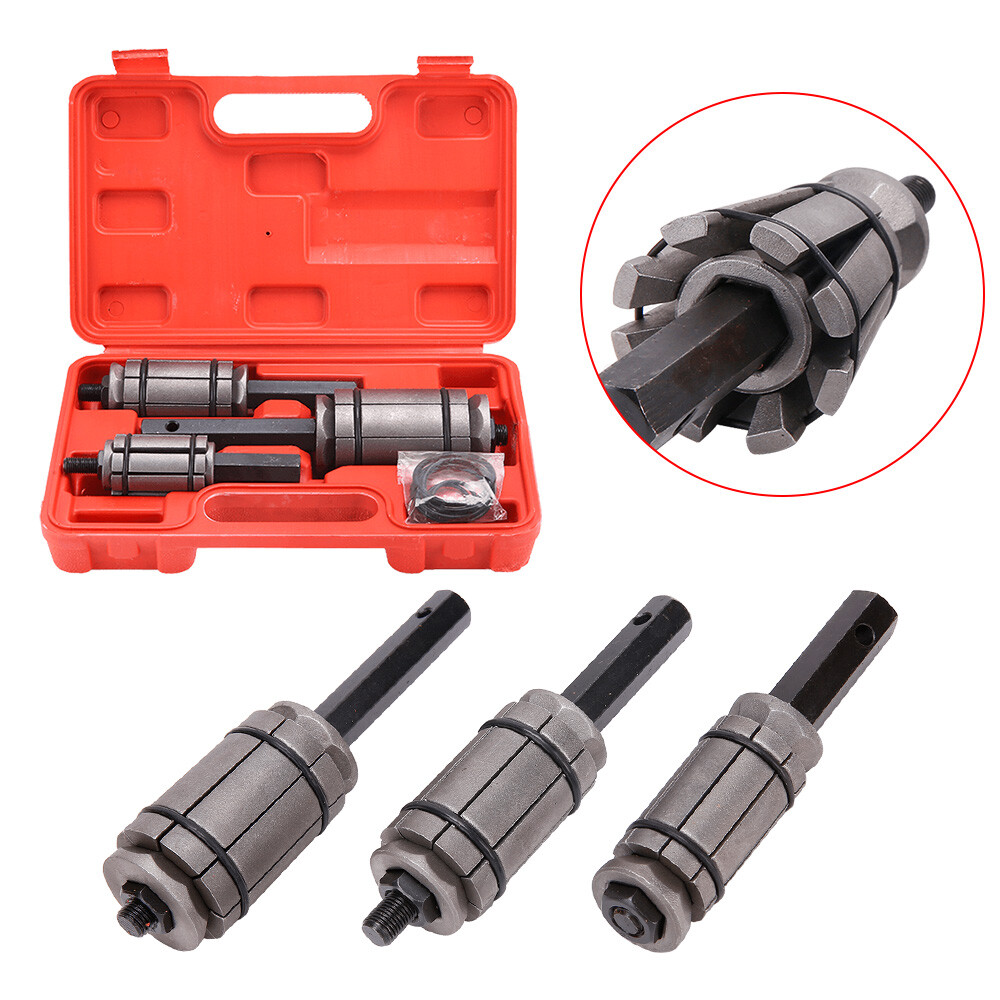 3 Pieces Tail Pipe Expander Set Muffler Exhaust Pipe Dent Auto Remover
