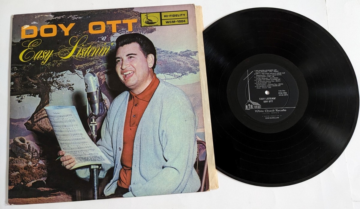 DOY OTT Easy Listenin LP Vinyl 1966 Gospel Album WCM-1004 White