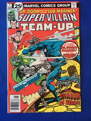 Super-Villain Team-Up #7 VFN (8.0) MARVEL ( Vol 1 1976) Origin of the Shroud (C)