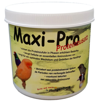 Birdsandmore Maxi Pro 500g für Vögel Proteinzusatz Wachstum Zucht Brut