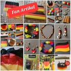 Fanartikel Deutschland Fußball WM  Fahne Flagge Girlande Schminke Party