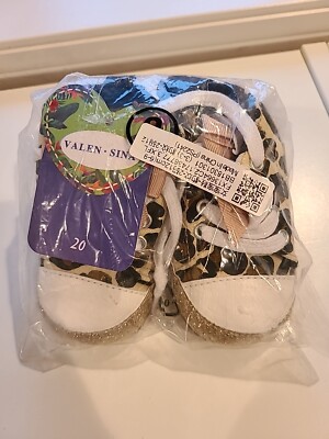 Valen-Sina Baby Shoes 12 To 15 Months With Tag Leopard Print
