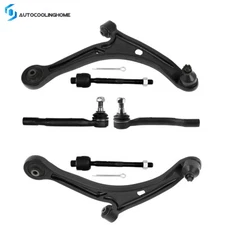 4x Front Lower Control Arm Tie Rod End Suspension Kit For 2003-2008 Honda Pilot