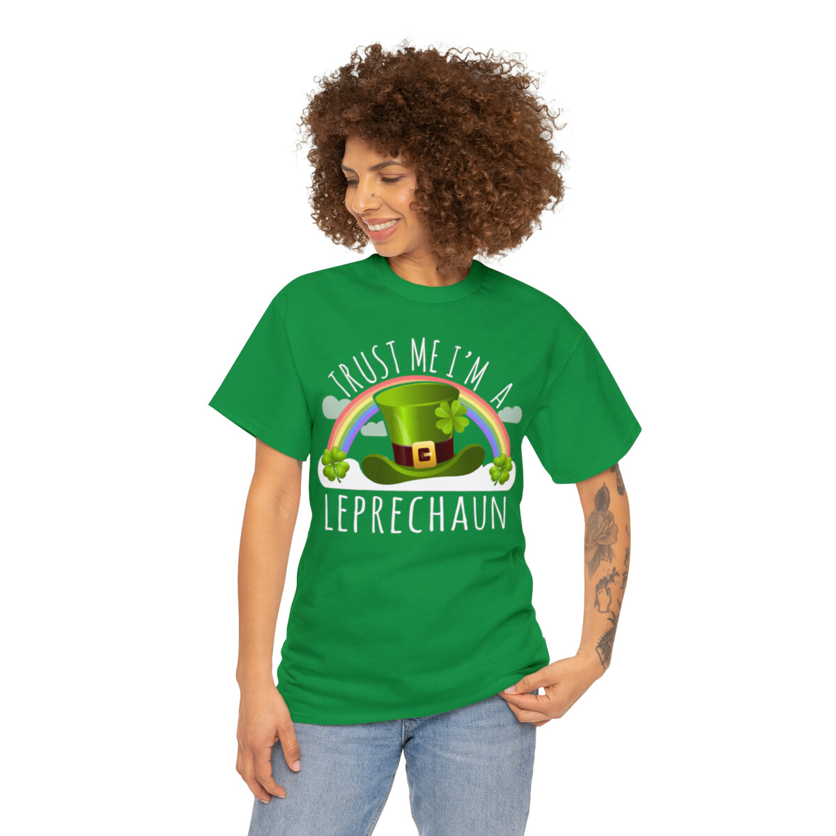 ALTRA T shirt unisex Trust Me I'm A Leprechaun in cotone