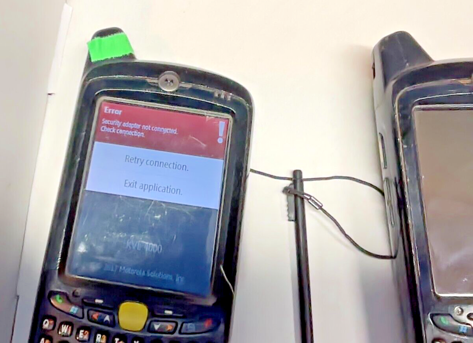 Motorola KVL 4000 Key Variable Loader SPARE PARTS MC55 PDAs and Sleeve