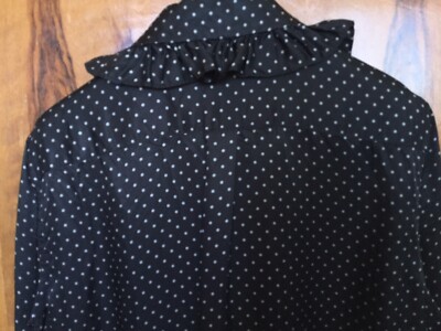 Chemise Noire à Pois Comme Des Garçons Femme - Taille M (T36/38) - Neuf Sans étiquettes