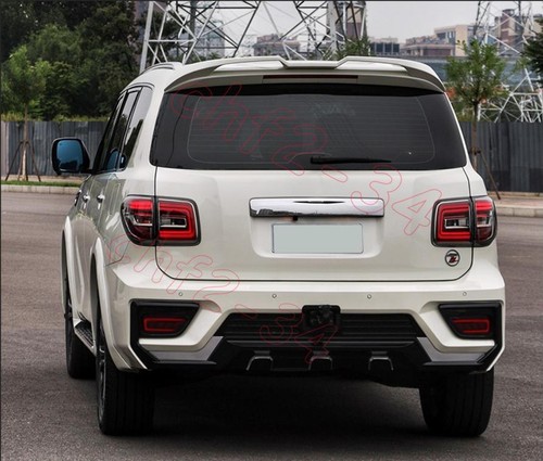 For Infiniti QX56 QX80 10-2023 Gloss White Rear Roof Spoiler Tail Trunk Lip Wing - Picture 3 of 4
