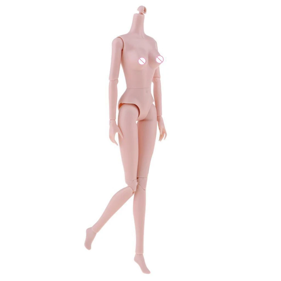 1/6 bambola nuda petto medio bambola femminile parti del corpo forniture fai da - Immagine 3 di 4