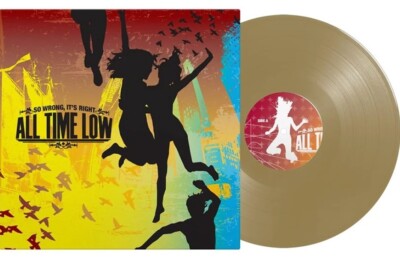 ALL TIME LOW-So Wrong Its Right LP Gold Vinyl Brand New Sealed 