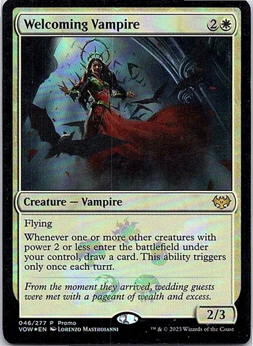 MTG Welcoming Vampire Innistrad: Crimson Vow 046/277 Foil Promo