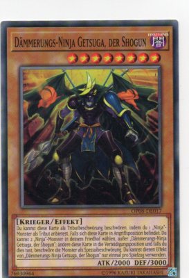 Yu Gi Oh Dämmerungs-Ninja Getsuga, der Shogun - OP08-DE017 - OTS Pack 8