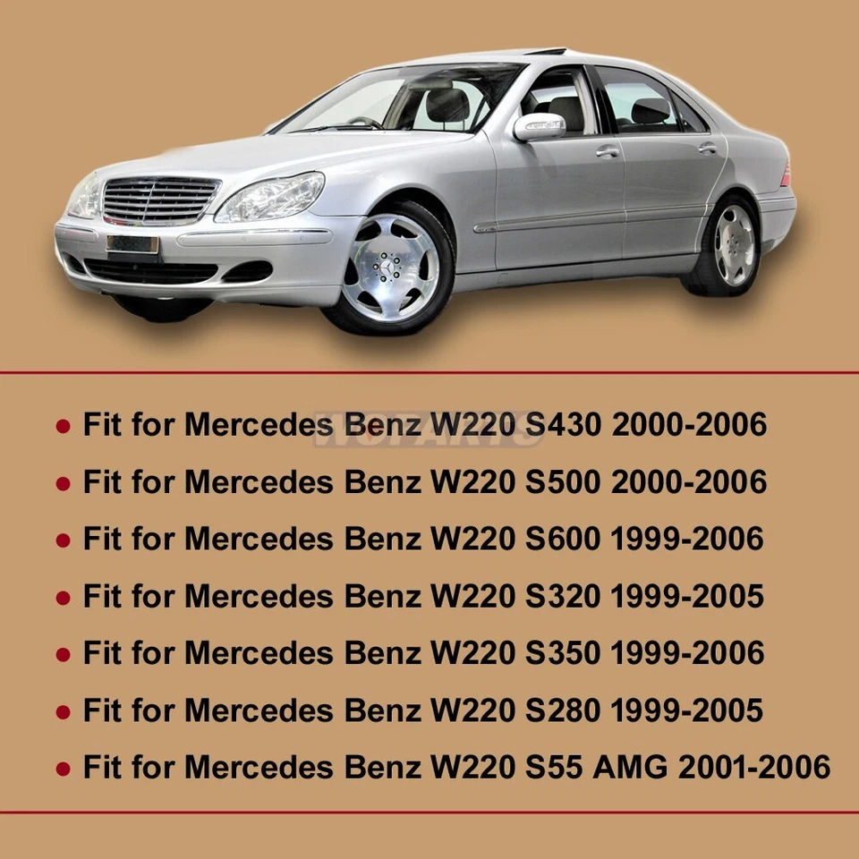 Kit de 12 jionts de bola de brazo de control aptos para Mercedes Benz W220 S500 S430 99-06 Foto 2 de 4