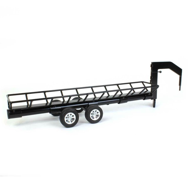 Little Buster Toys Heavy Duty Gooseneck Dump Hay Trailer Black 200843