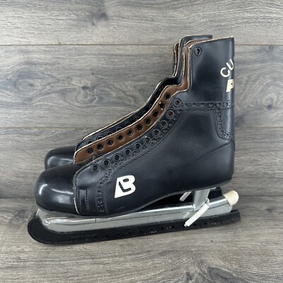 Sherbrooke Vintage Custom Pro Ice Hockey Skates Size 11 Black