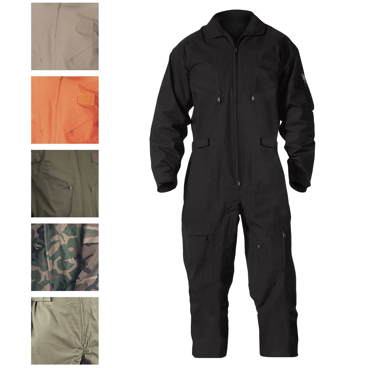 Air Force Style Flight Suit Cotton Coveralls - FlightSuit