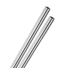 2x 300mm Edelstahlrohr 12mm &Oslash; 2mm Wand f&uuml;r Bau/Maschinenbau/DIY