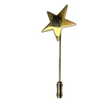 Vintage Sarah Conventry Star Lapel Pin Brooch Gold Tone Costume Jewelry 2.5 in L