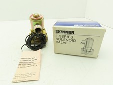 Honeywell Skinner XLB2L110 Brass Solenoid Valve 2-Way NC 120V 50 PSI 3/4" NPT