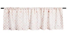 Mackenzie Childs Rosy Check Cafe Valance