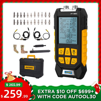 #ad Digital Brake Pressure Tester Brake System Pump Vacuum Test For Gasoline Diesel $259.99