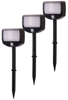B-Ware LED Batterie Strahler Fluter Sicherheitsleuchte 3er Set mit Funkschaltung