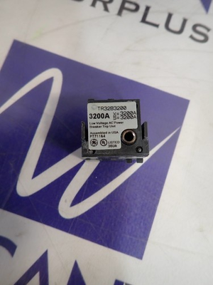 #ad GE Low Voltage AC Power Breaker Rating Plug Microversa TR32B3200 3200 amp Rated $325.00