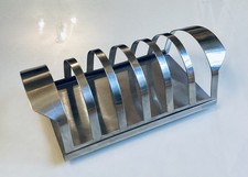 Arne Jacobsen Designed Cylinda-line Stainless Steel Toast Rack 1967 Stelton?